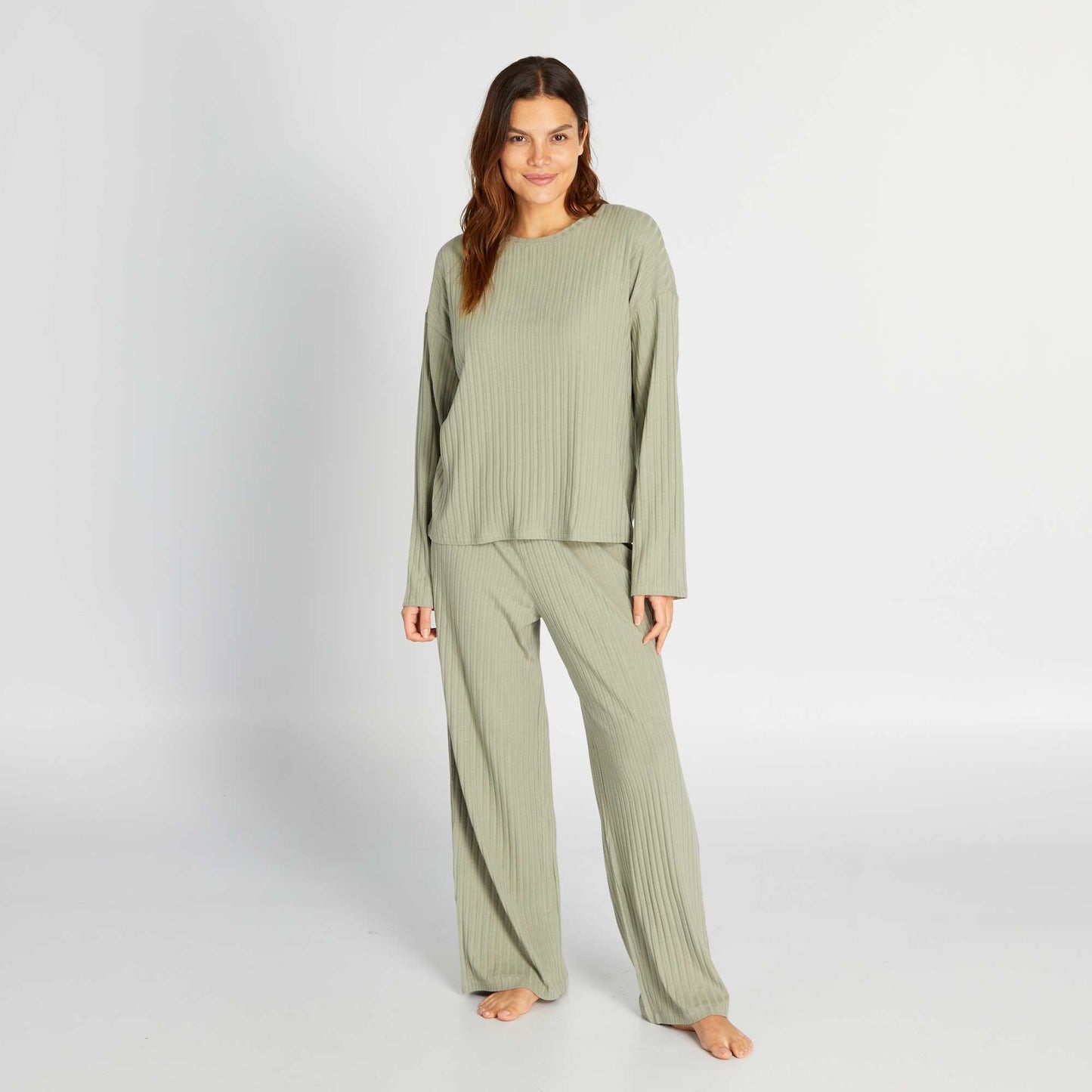 Ensemble pyjama c tel t-shirt + pantalon - 2 pi ces Vert