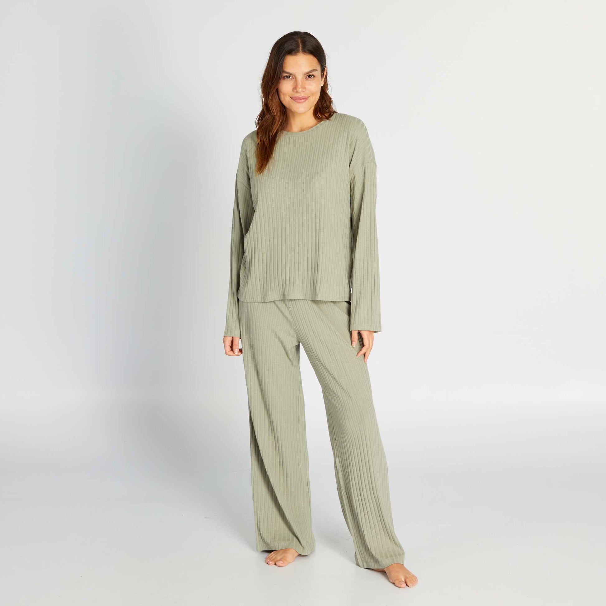 Ensemble pyjama c tel t-shirt + pantalon - 2 pi ces Vert