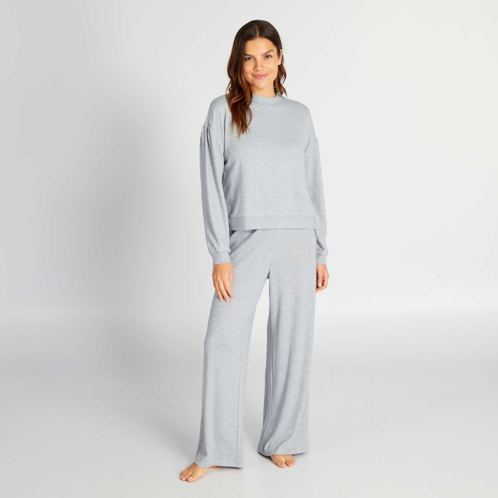 Haut de pyjama Gris