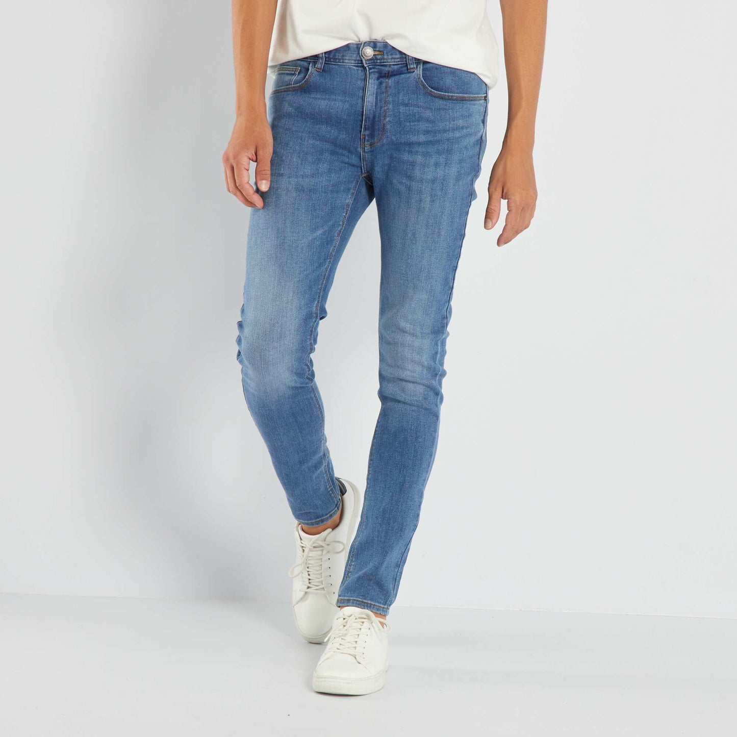 Jean skinny 5 poches - L32 Bleu