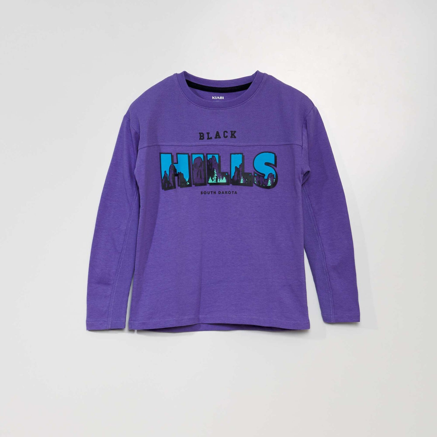 T-shirt en maille jersey + microfibre Violet