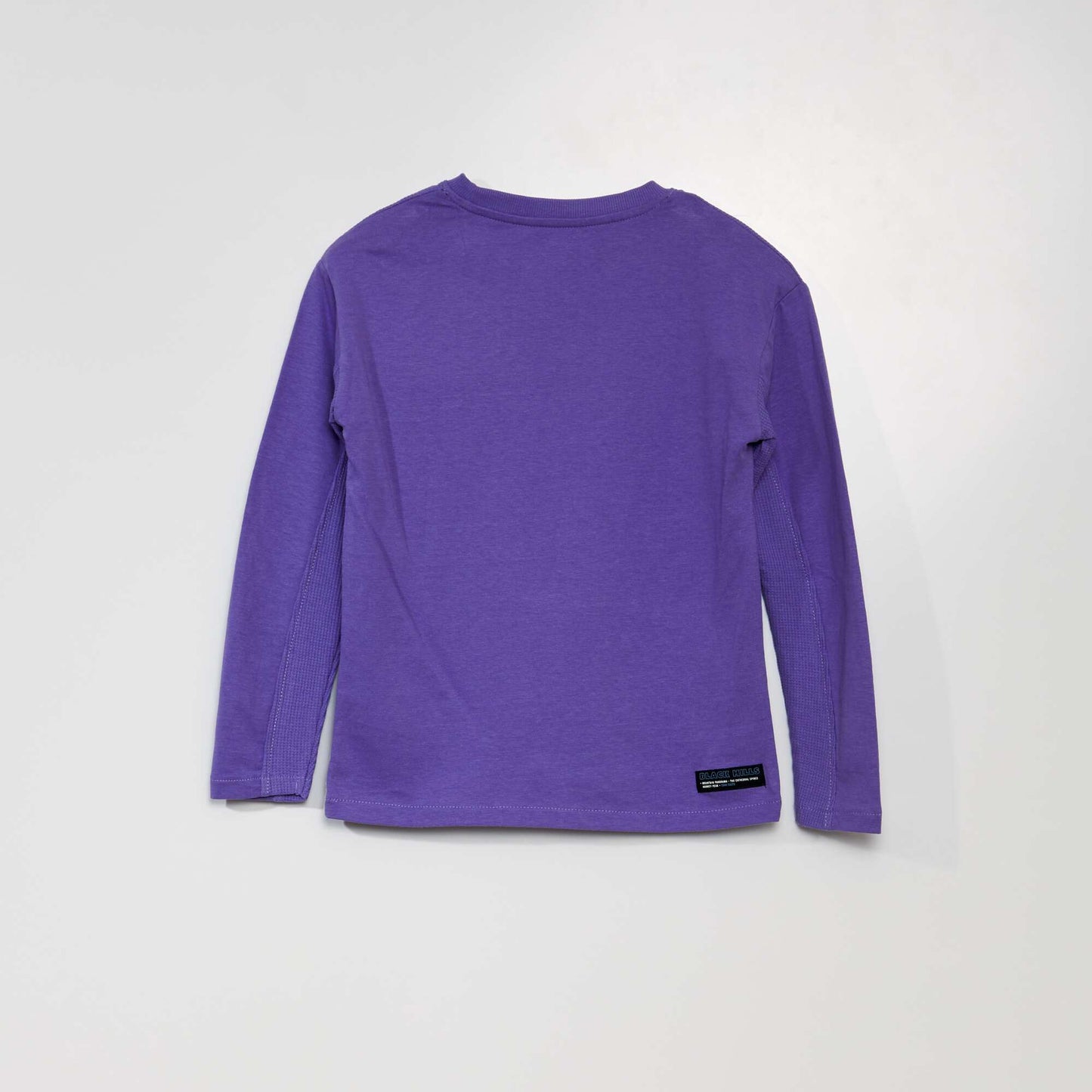 T-shirt en maille jersey + microfibre Violet