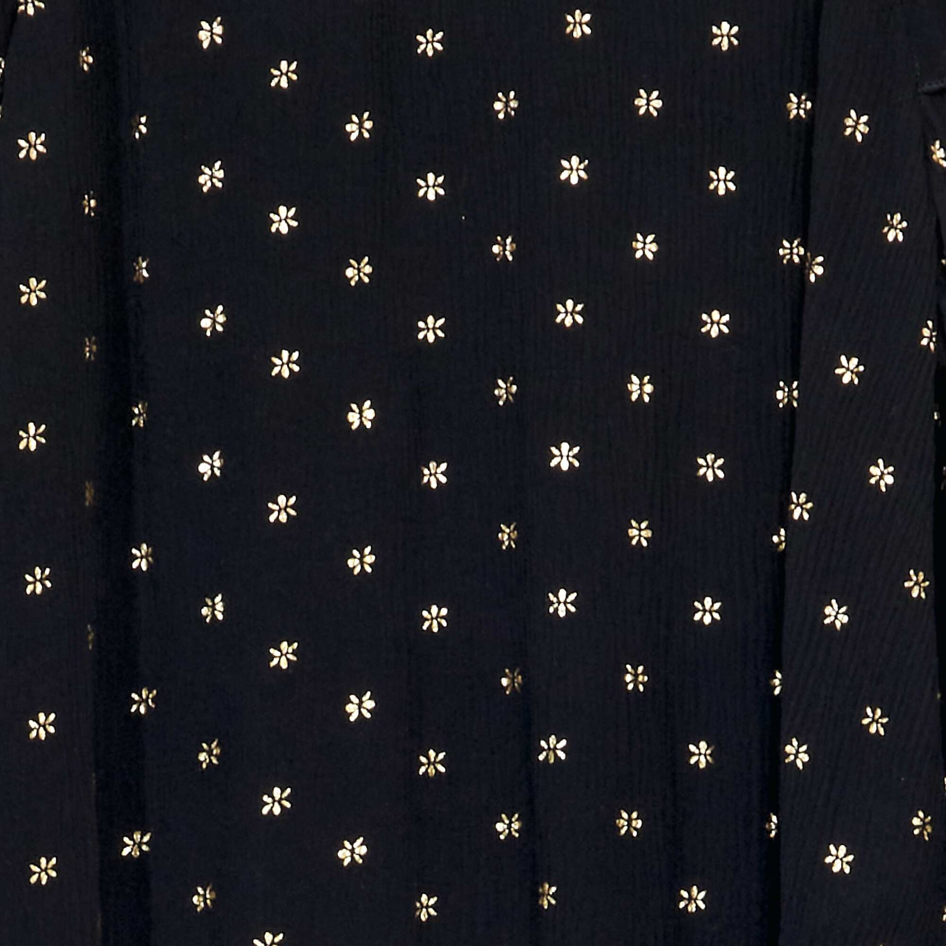Blouse fluide avec imprim Noir