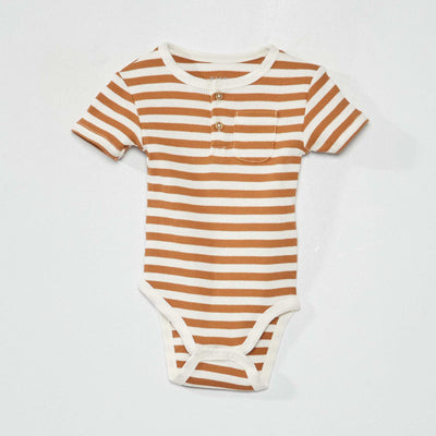 Body c tel rayures Marron