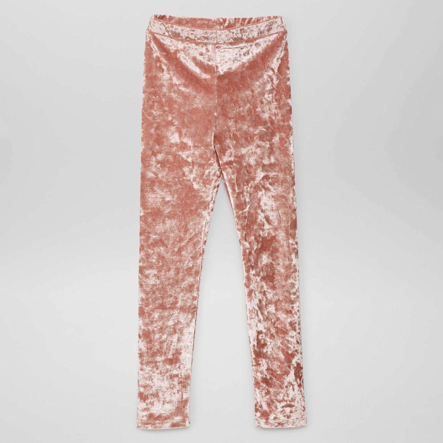 Legging en velours rose