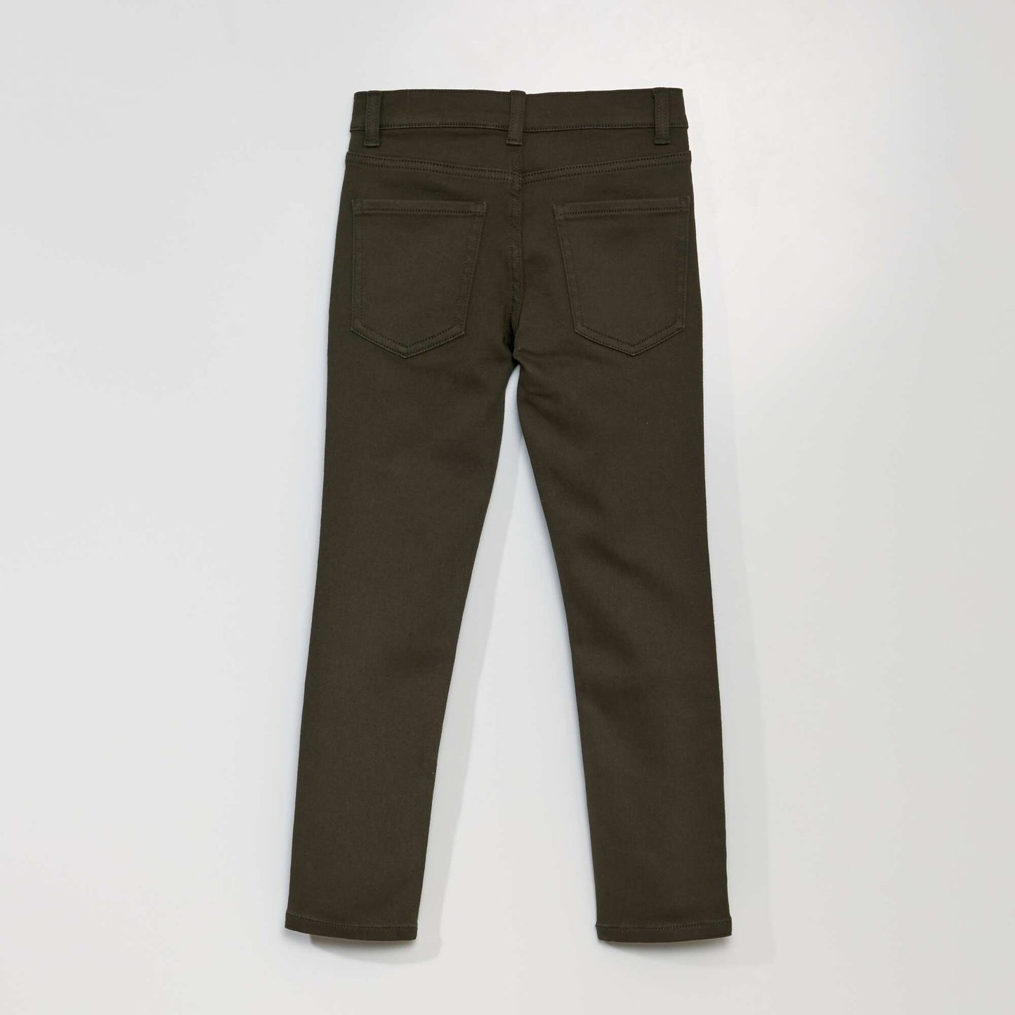 Pantalon slim Kaki