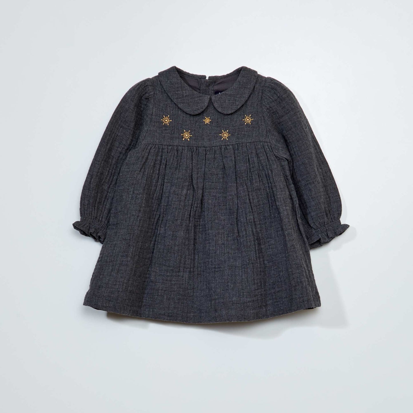 Robe en flanelle Gris