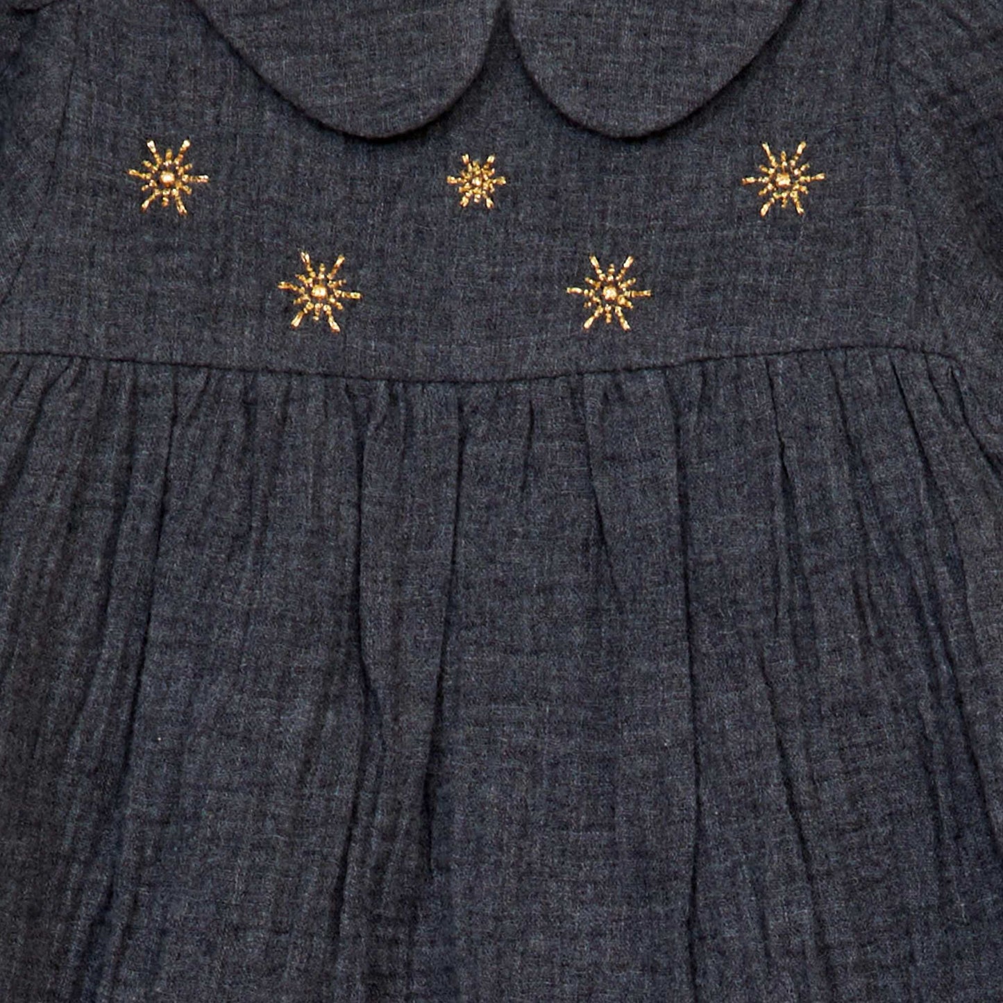 Robe en flanelle Gris