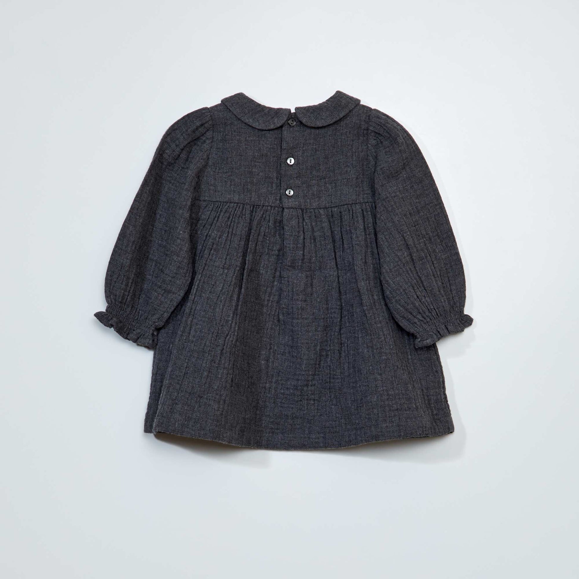 Robe en flanelle Gris