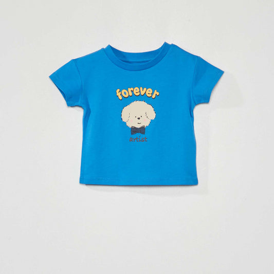 T-shirt manches courtes Bleu