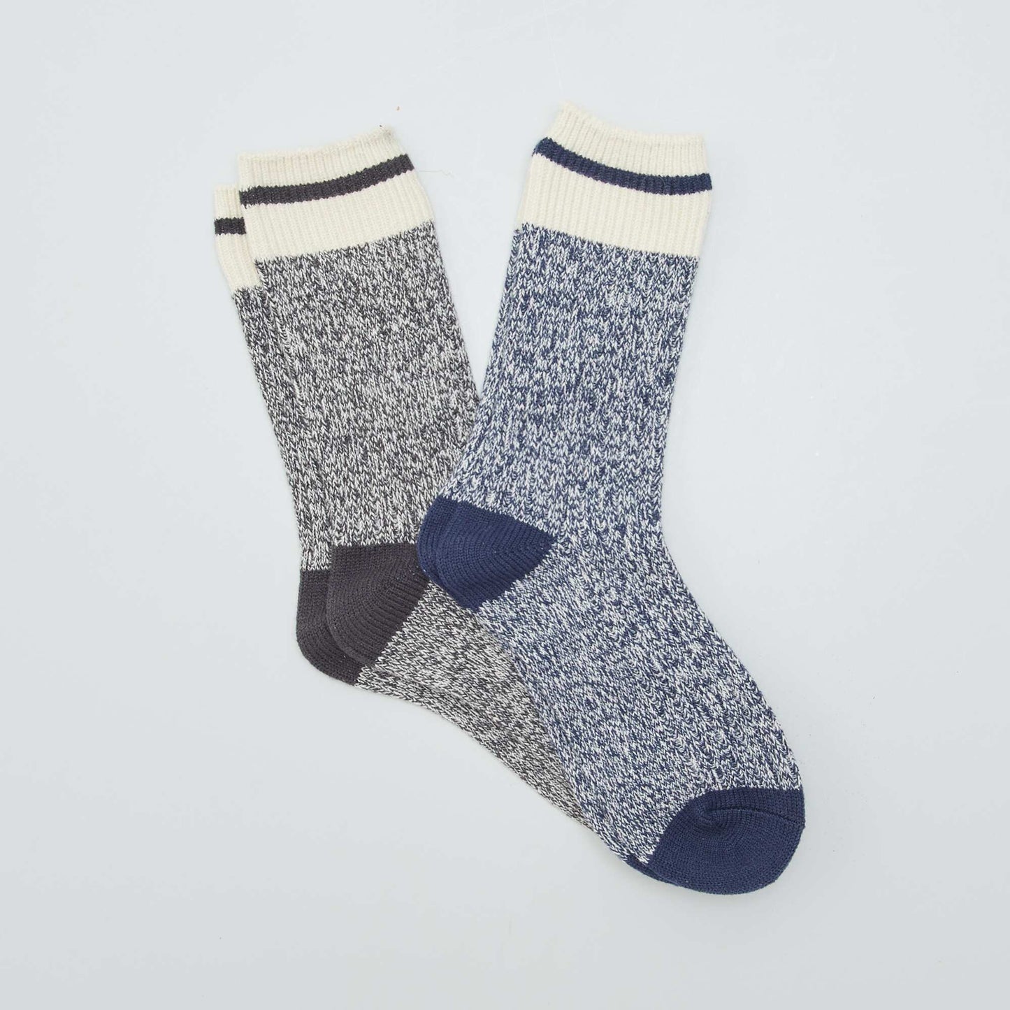 Paires de chaussettes chaudes Gris