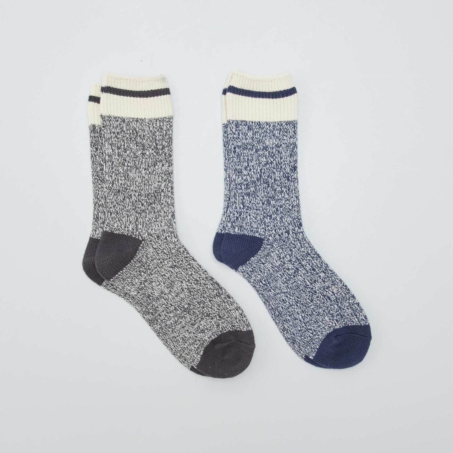 Paires de chaussettes chaudes Gris