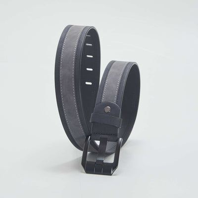 Ceinture en simili bicolore Noir