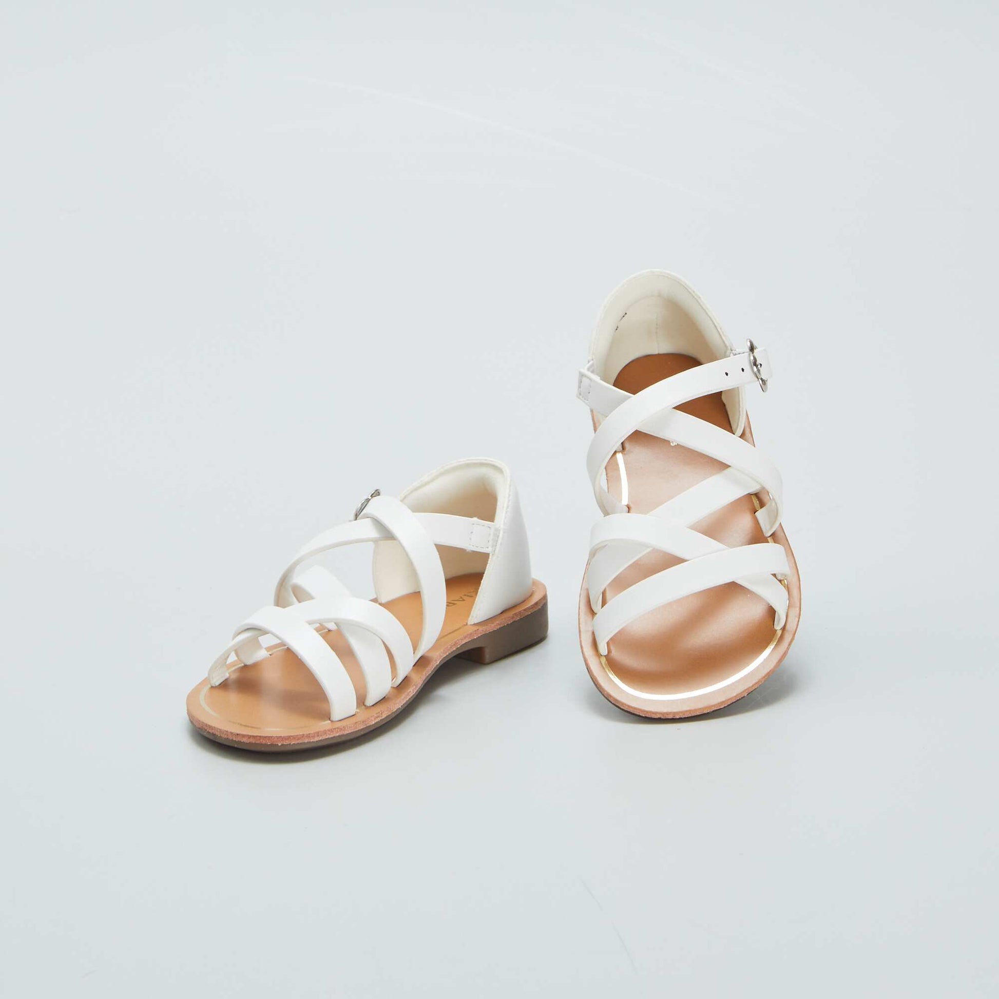 Sandales brides Blanc