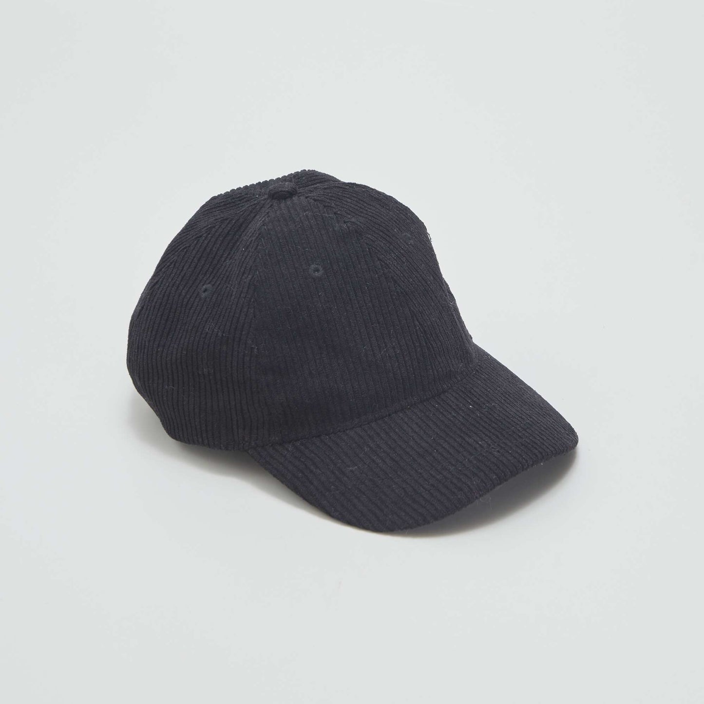 Casquette en velours r glable Noir