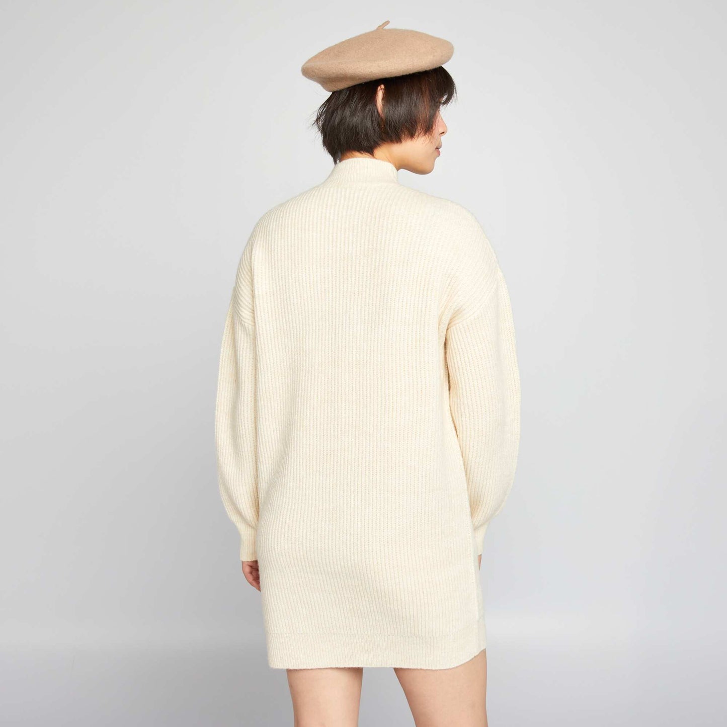 Robe pull c tel Beige