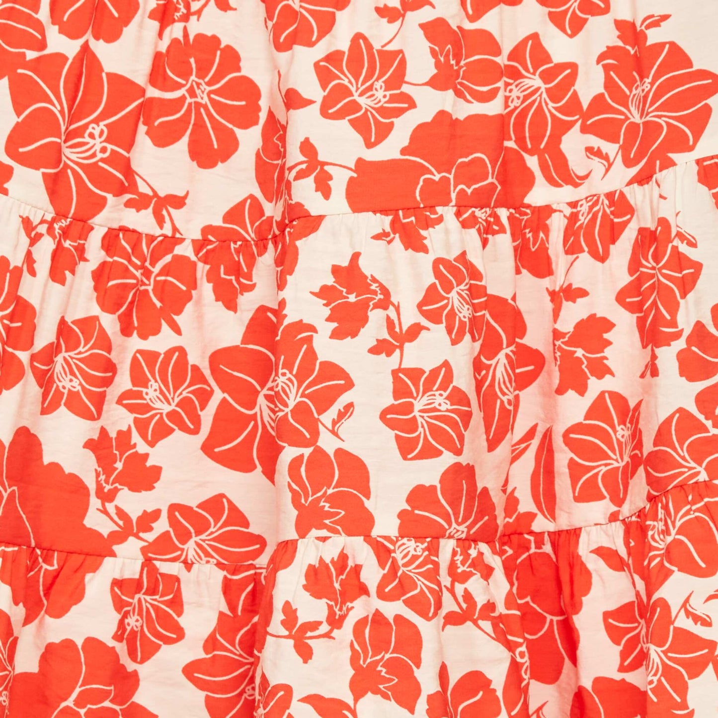 Robe en maille l g re motif ROUGE