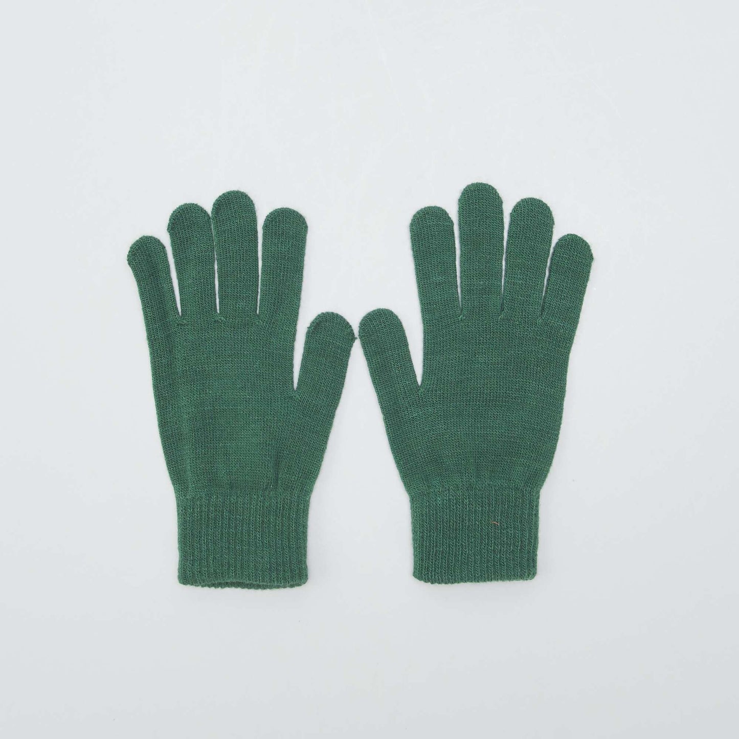 Gants et mitaines en maille Vert/bleu