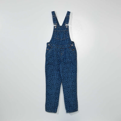 Salopette en jean Bleu