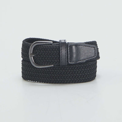 Ceinture tress e lastique Noir