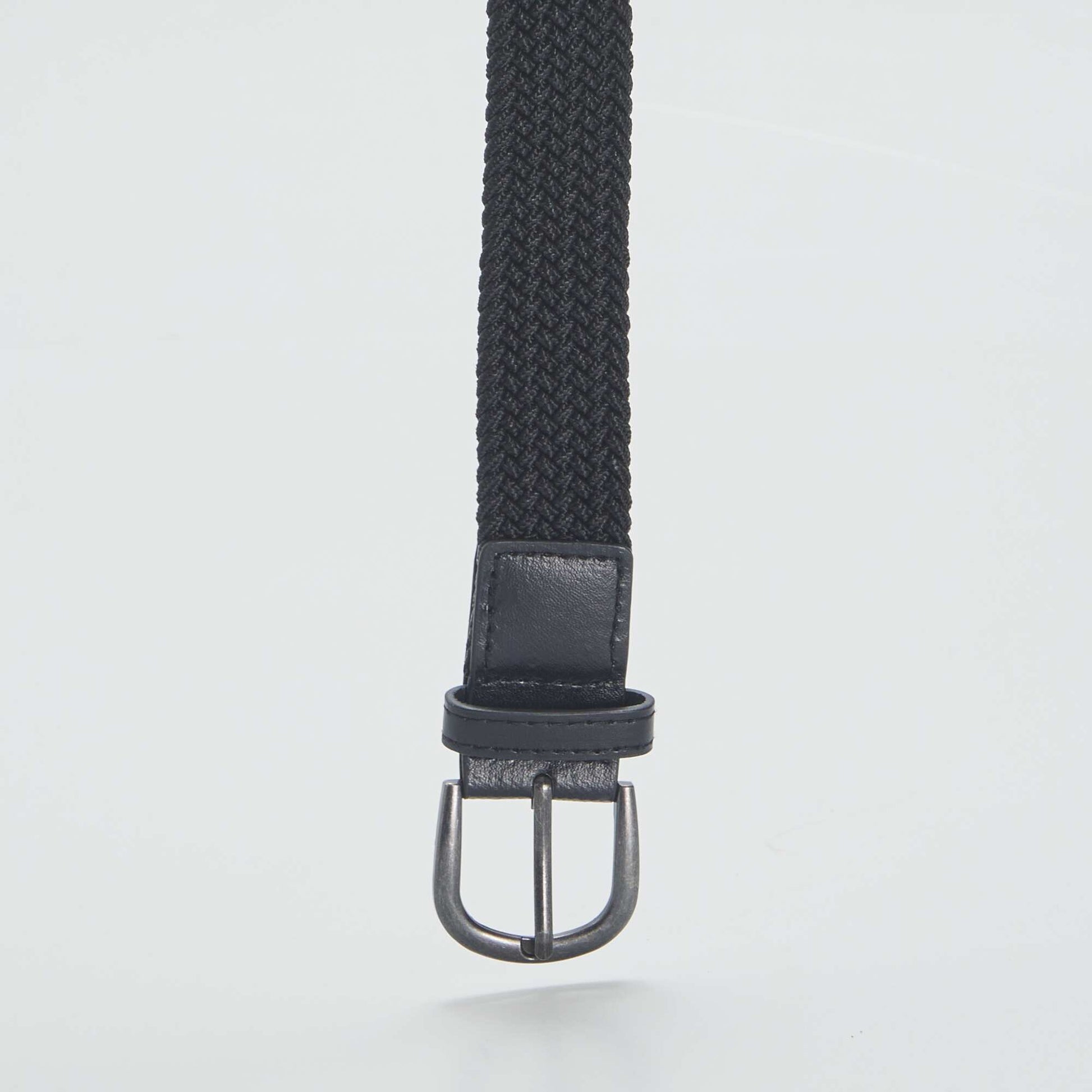 Ceinture tress e lastique Noir