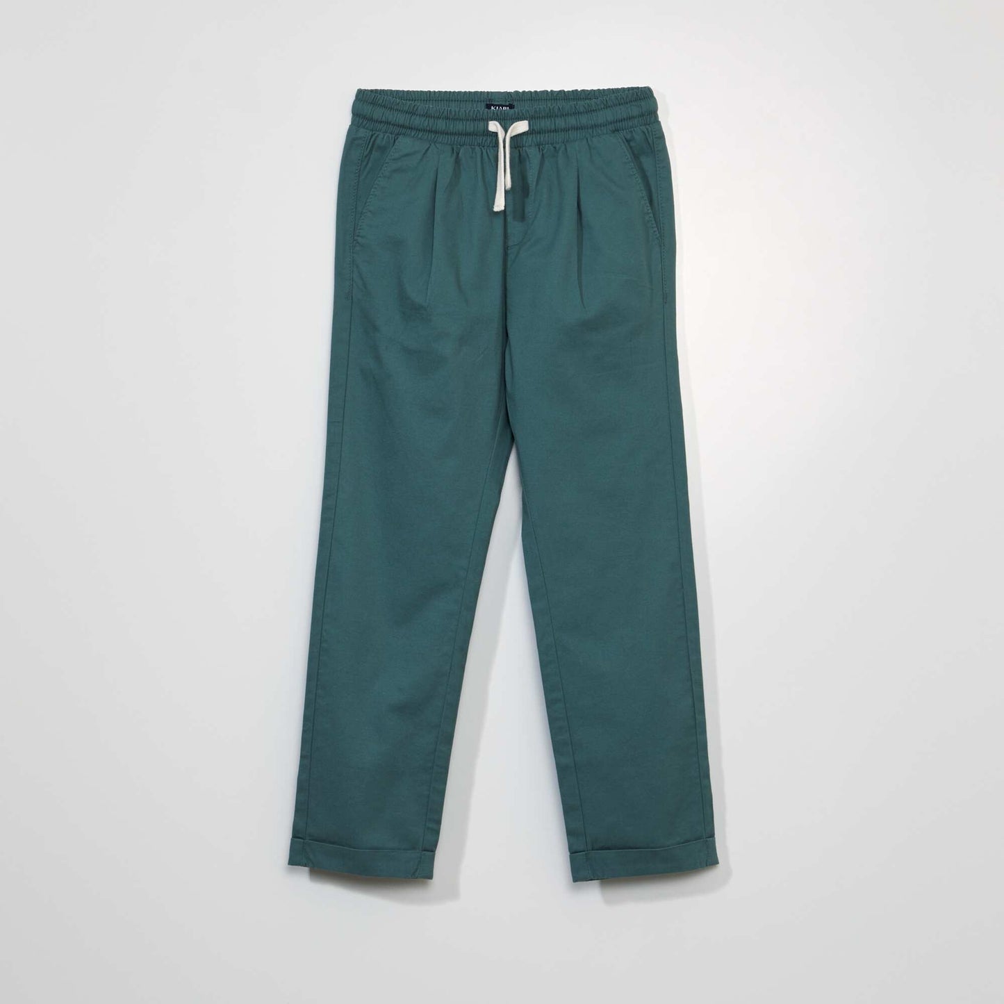 Pantalon jogger en twill Vert