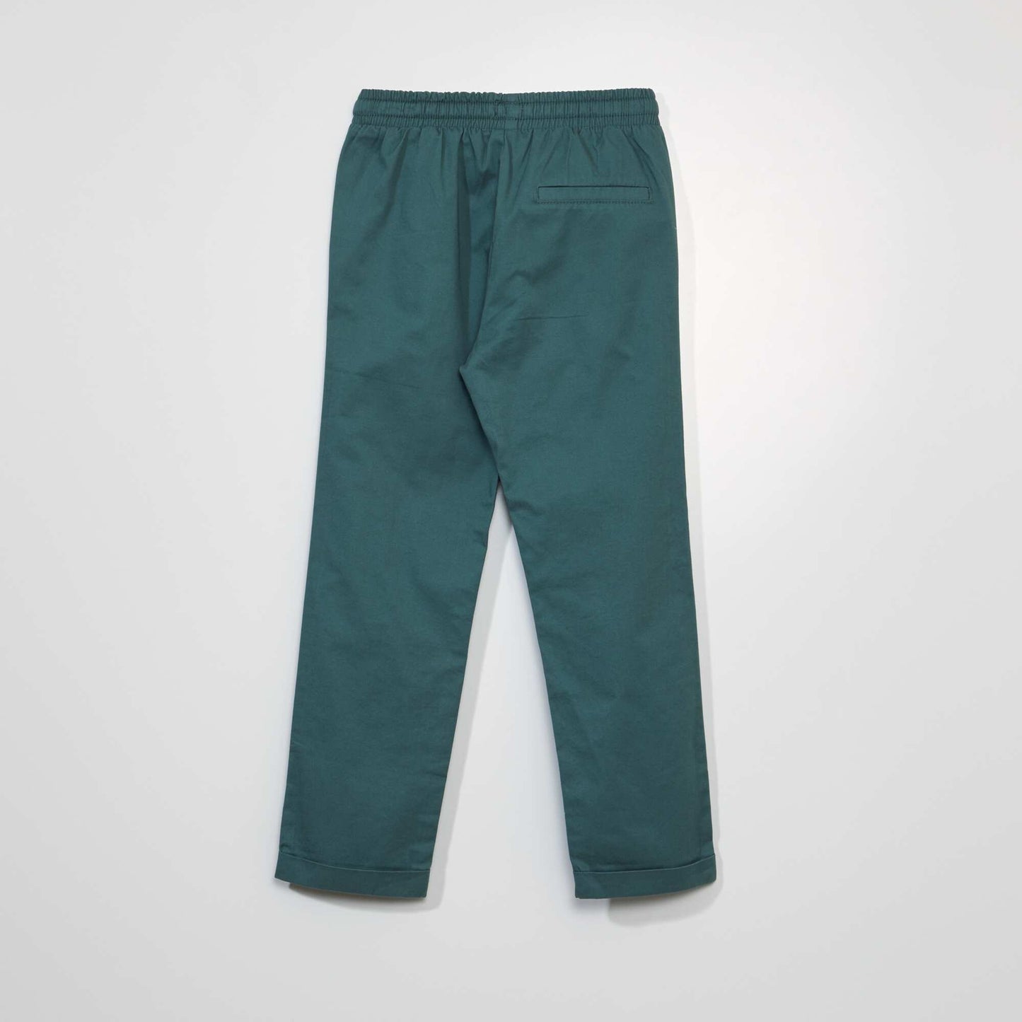 Pantalon jogger en twill Vert