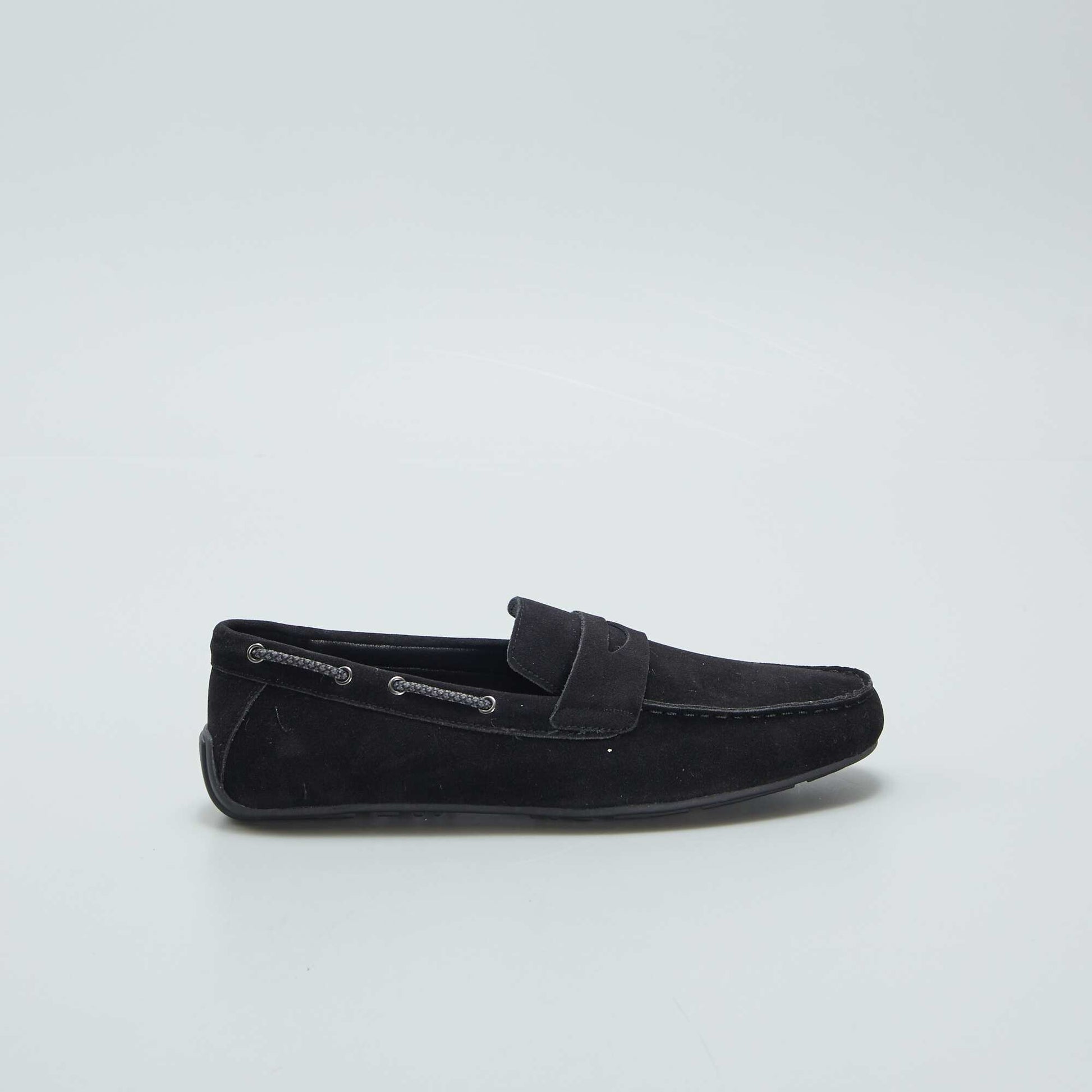 Mocassins en su dine Noir
