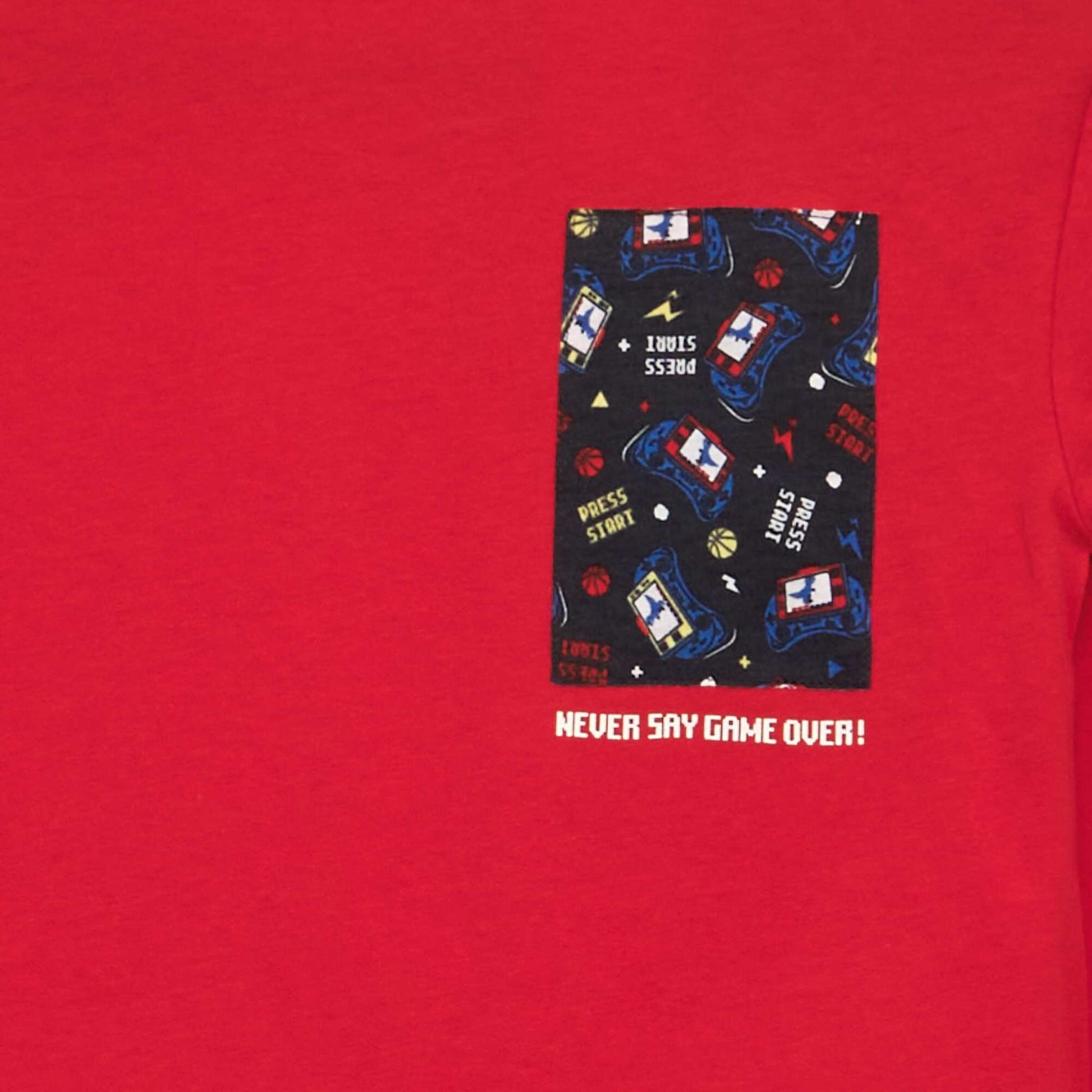 T-shirt en jersey avec imprim Rouge