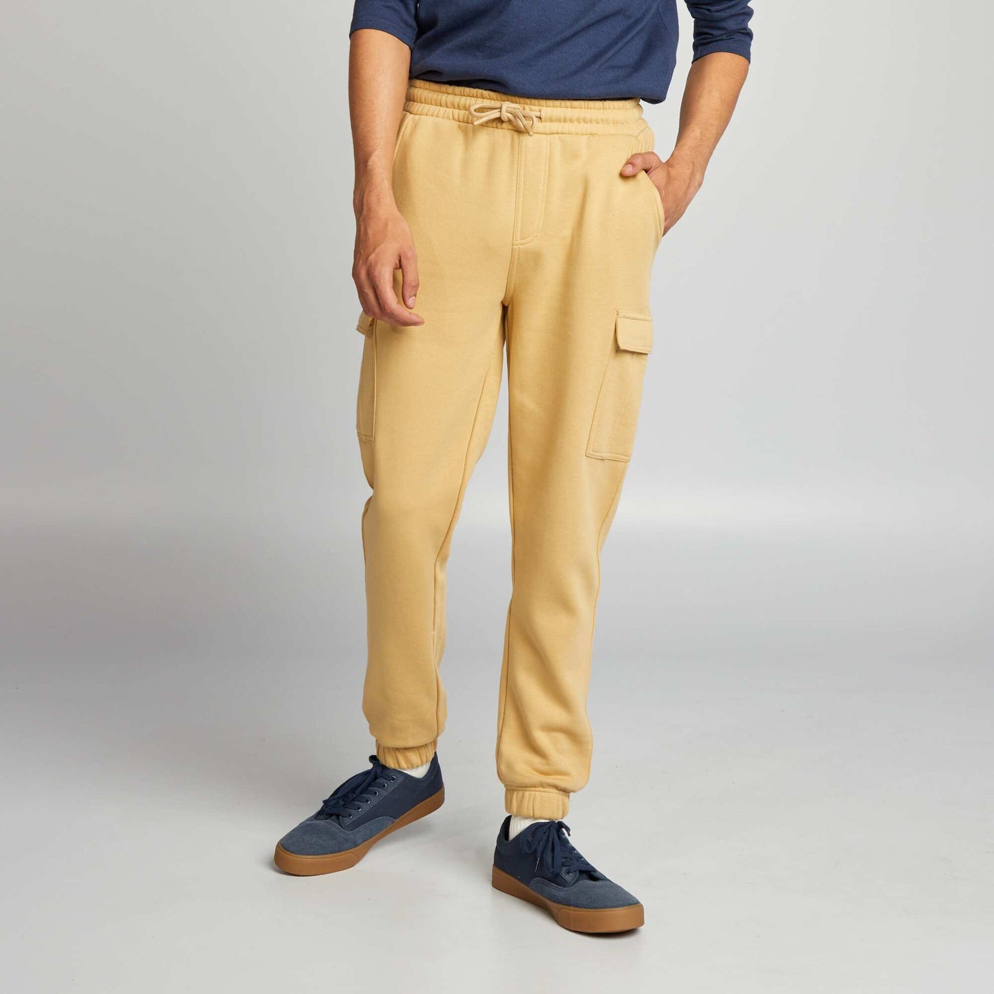 Pantalon de jogging avec poches Beige