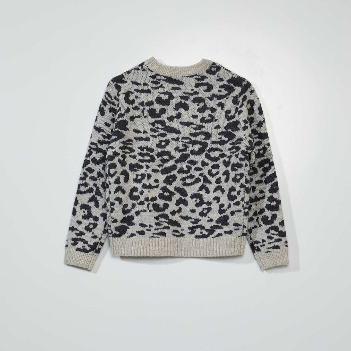 Pull en maille z br Noir/blanc