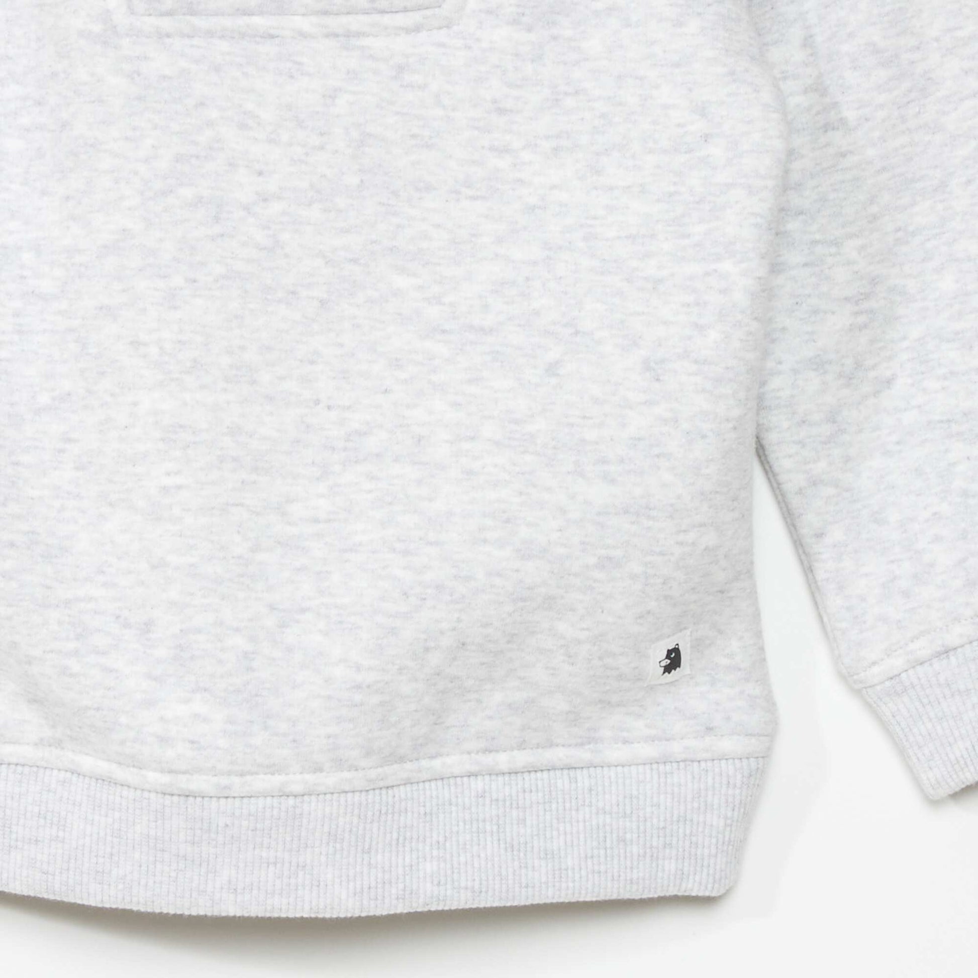 Sweat capuche - Toujours + de douceur Gris