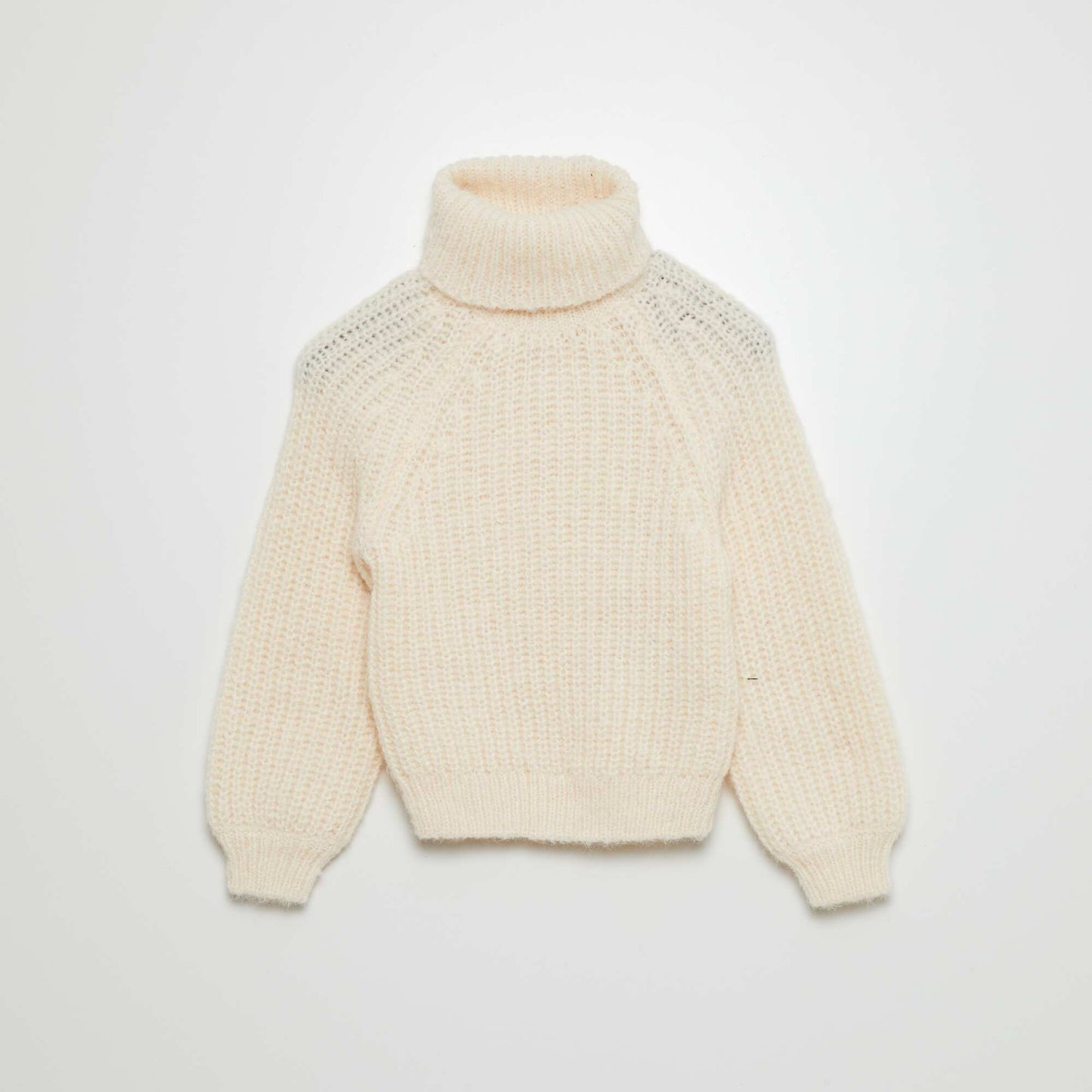 Pull en maille grosse jauge Blanc