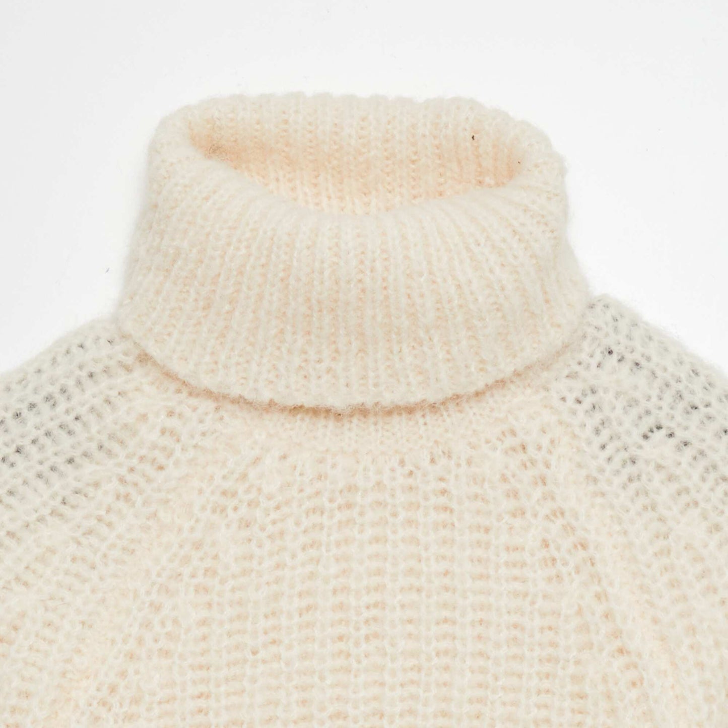 Pull en maille grosse jauge Blanc