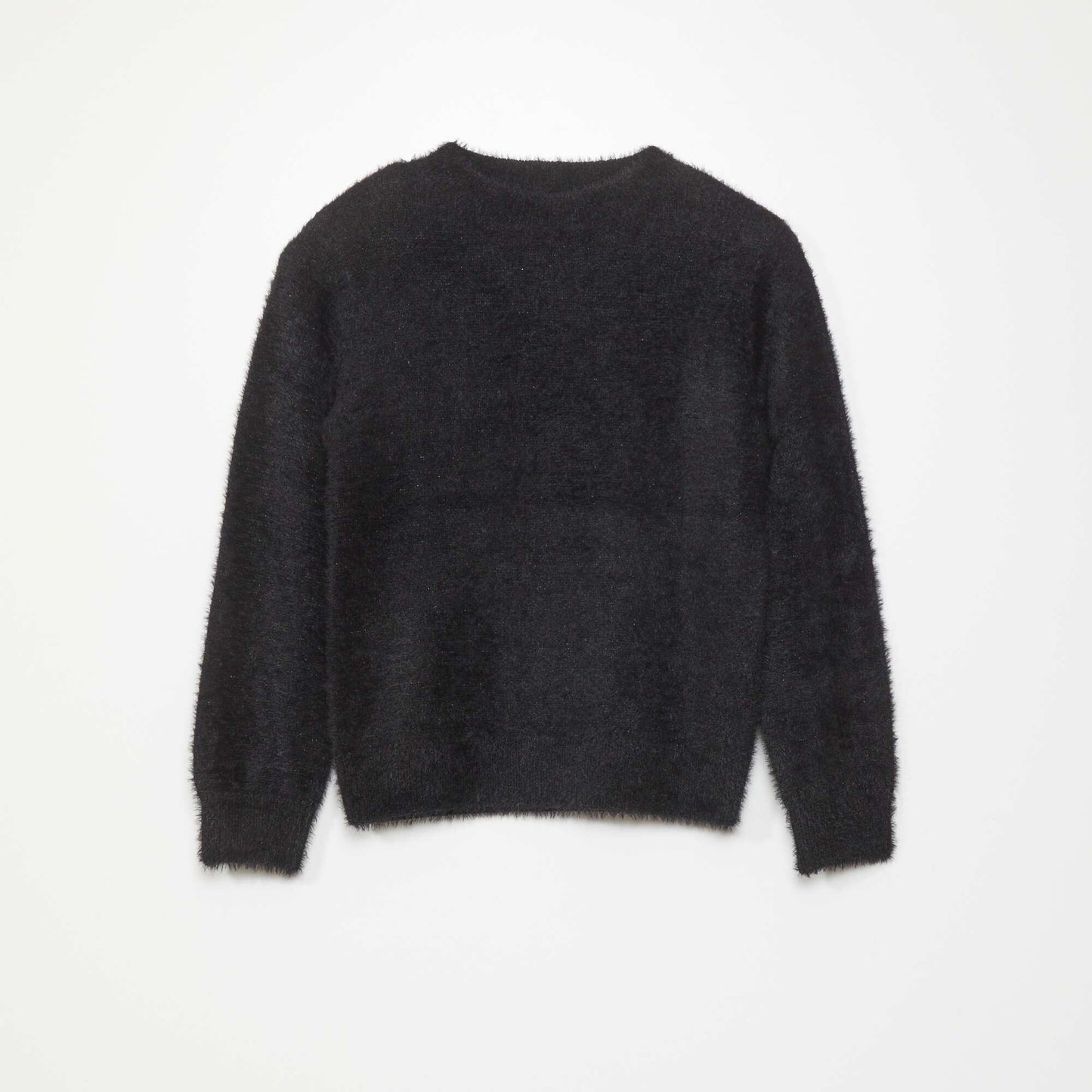 Pull en maille doudou noir