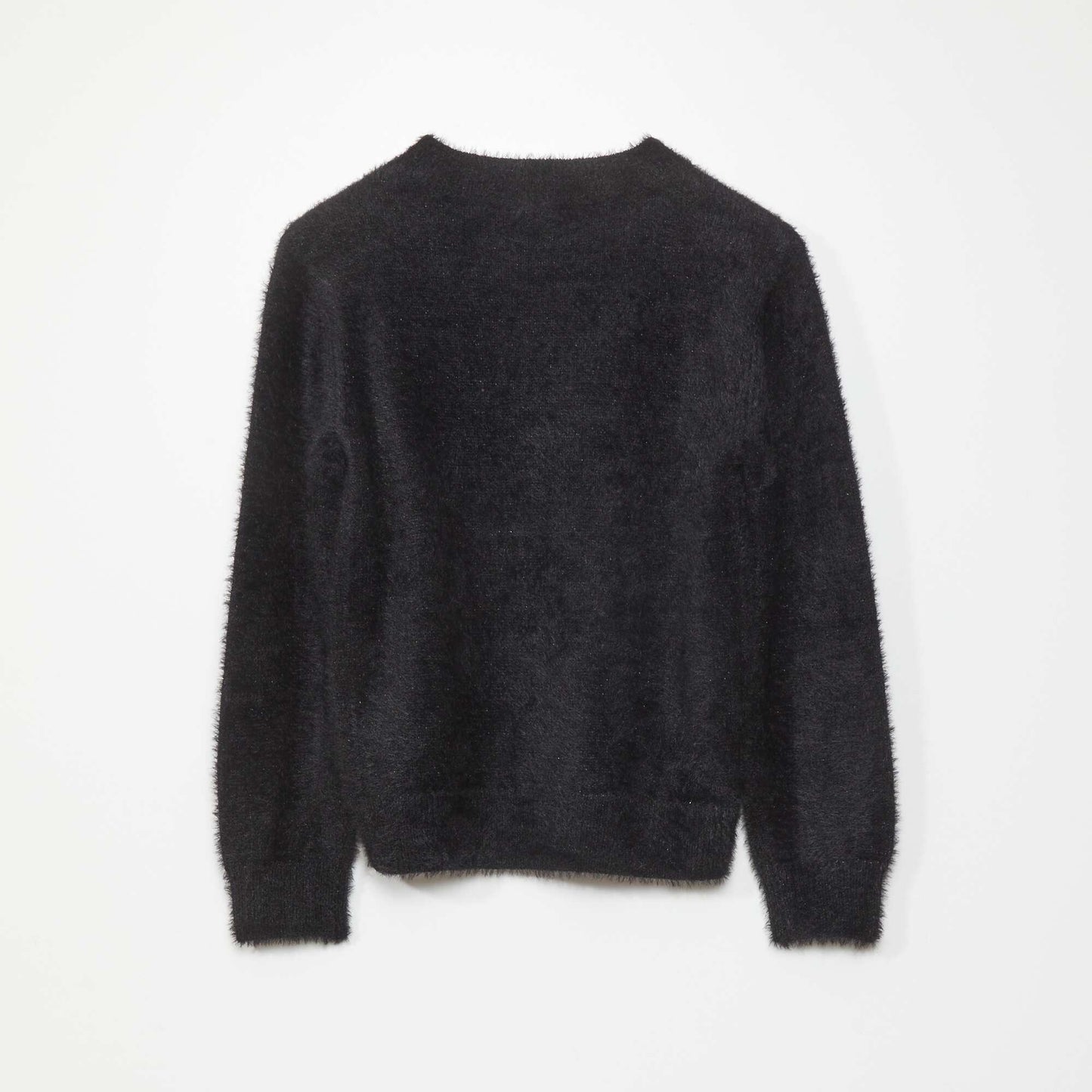 Pull en maille doudou noir