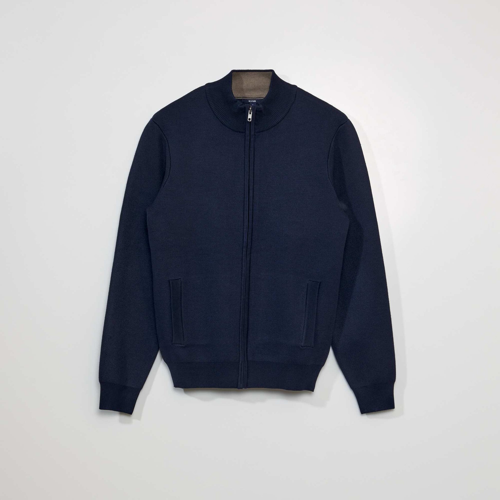 Gilet col montant Bleu marine