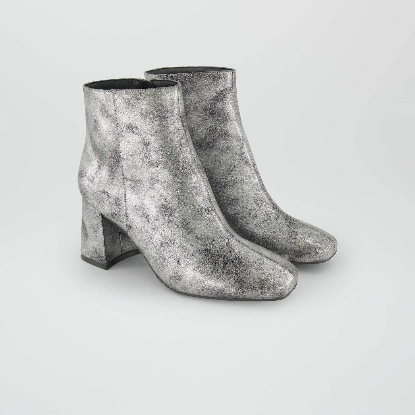 Bottines talons m tallis es Argent