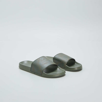 Mules de piscine Kaki