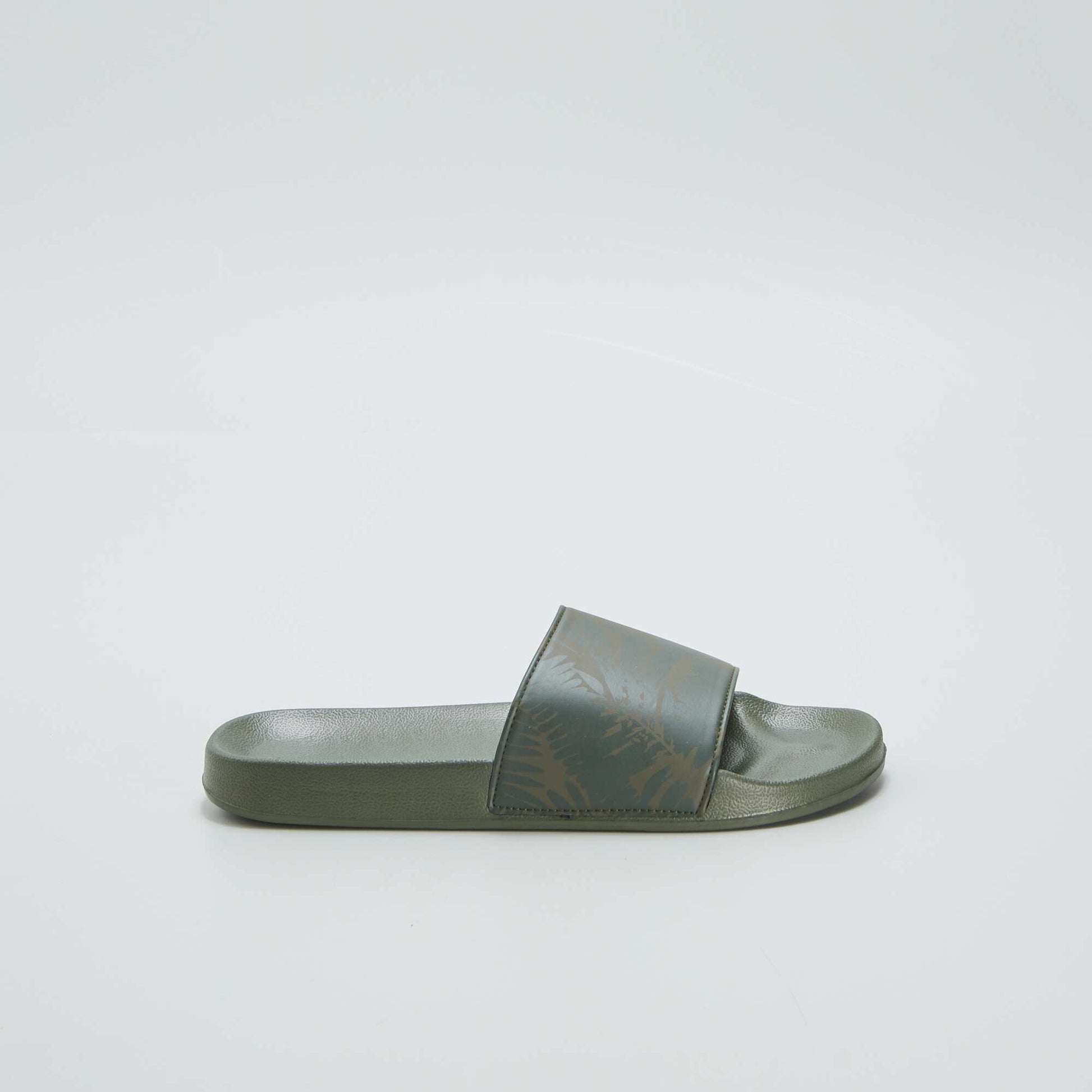 Mules de piscine Kaki