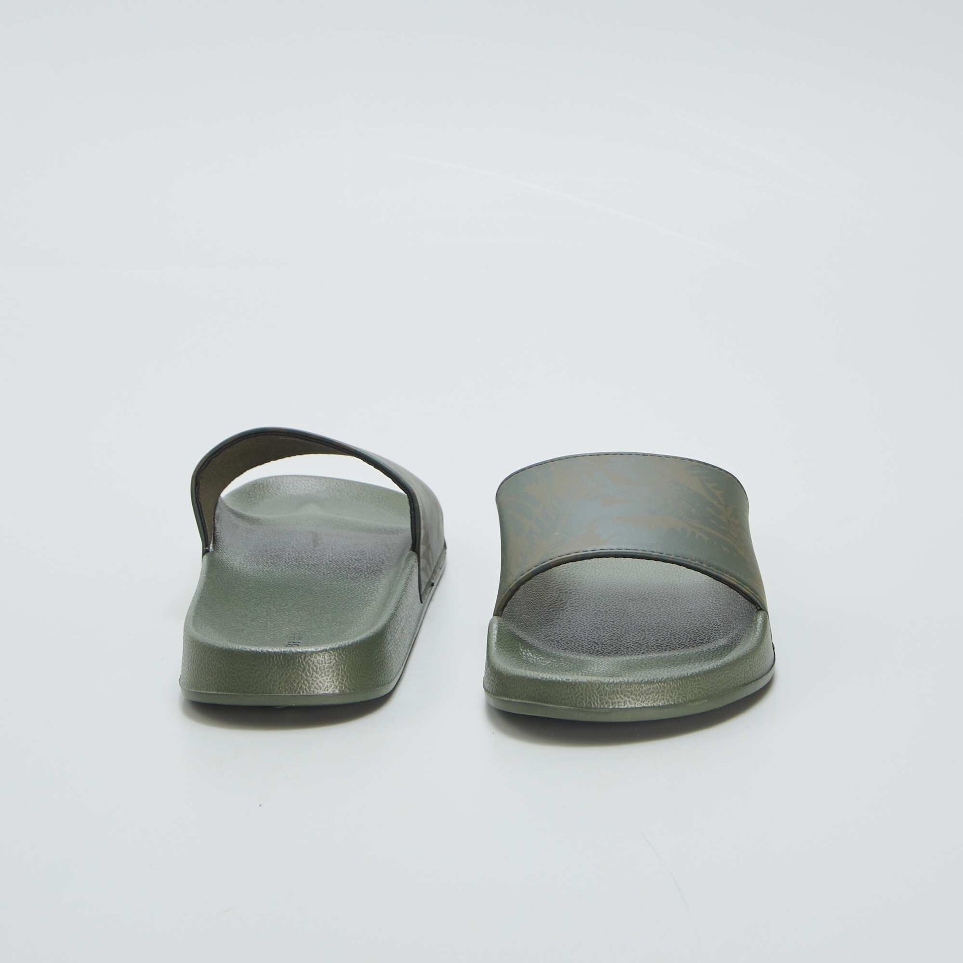 Mules de piscine Kaki