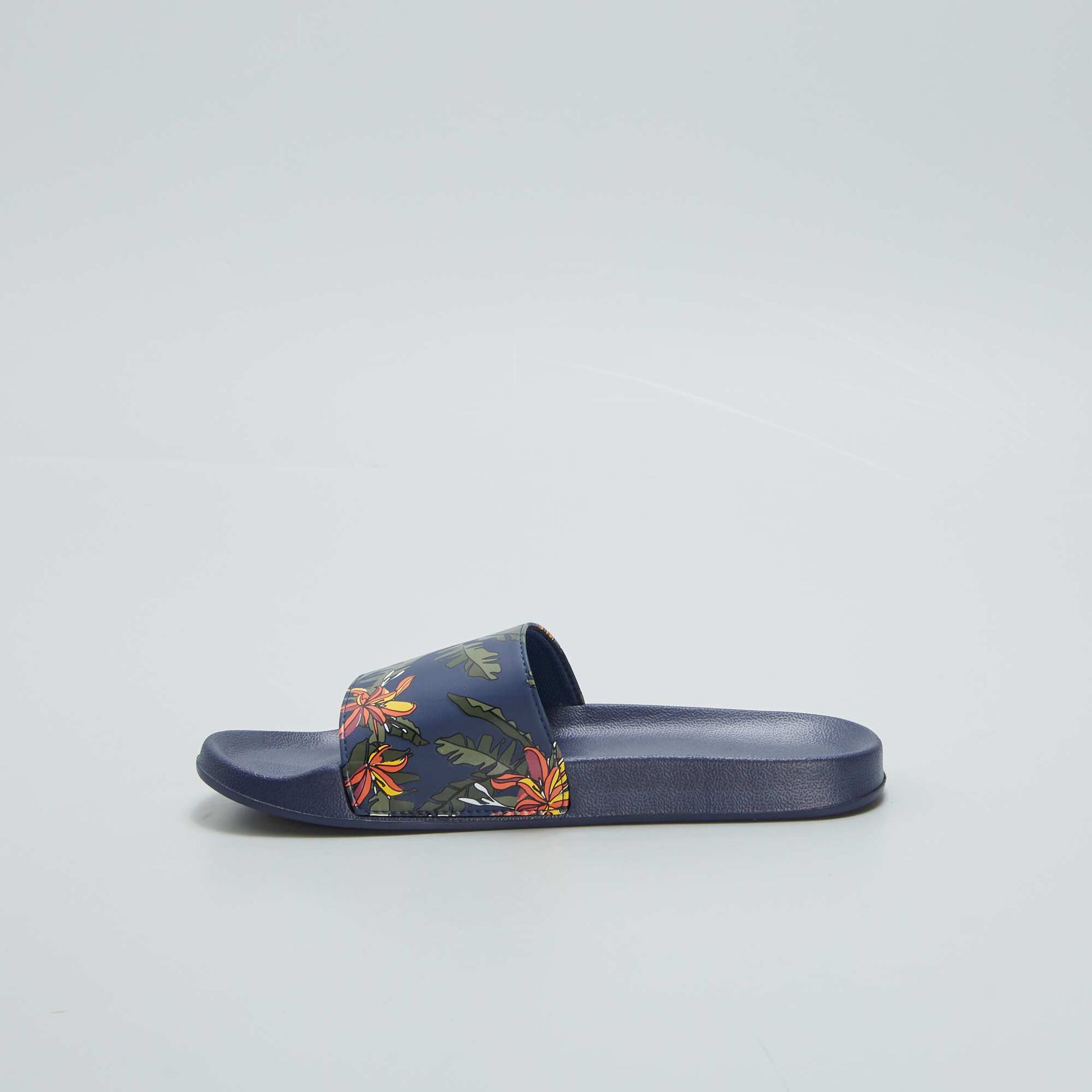 Mules de piscine Bleu