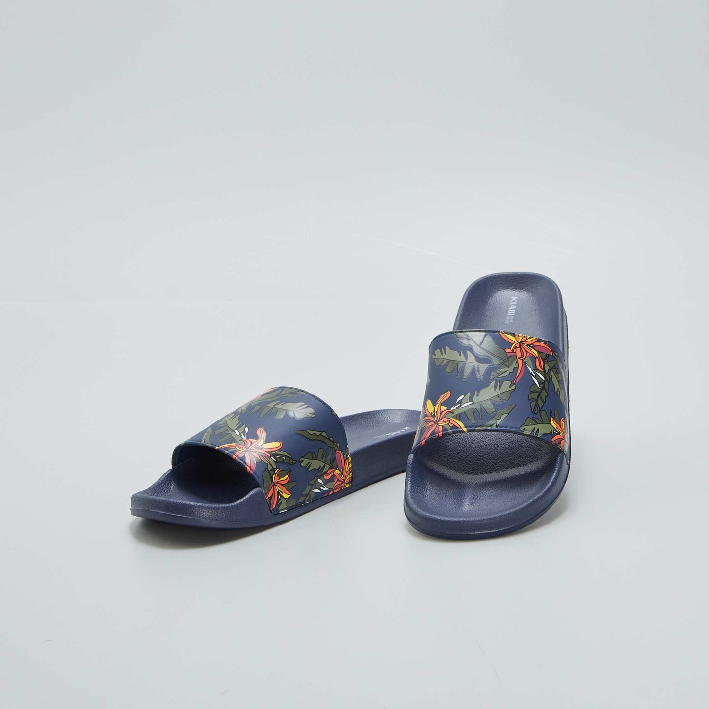 Mules de piscine Bleu
