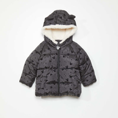 Doudoune capuche 'Minnie' Noir