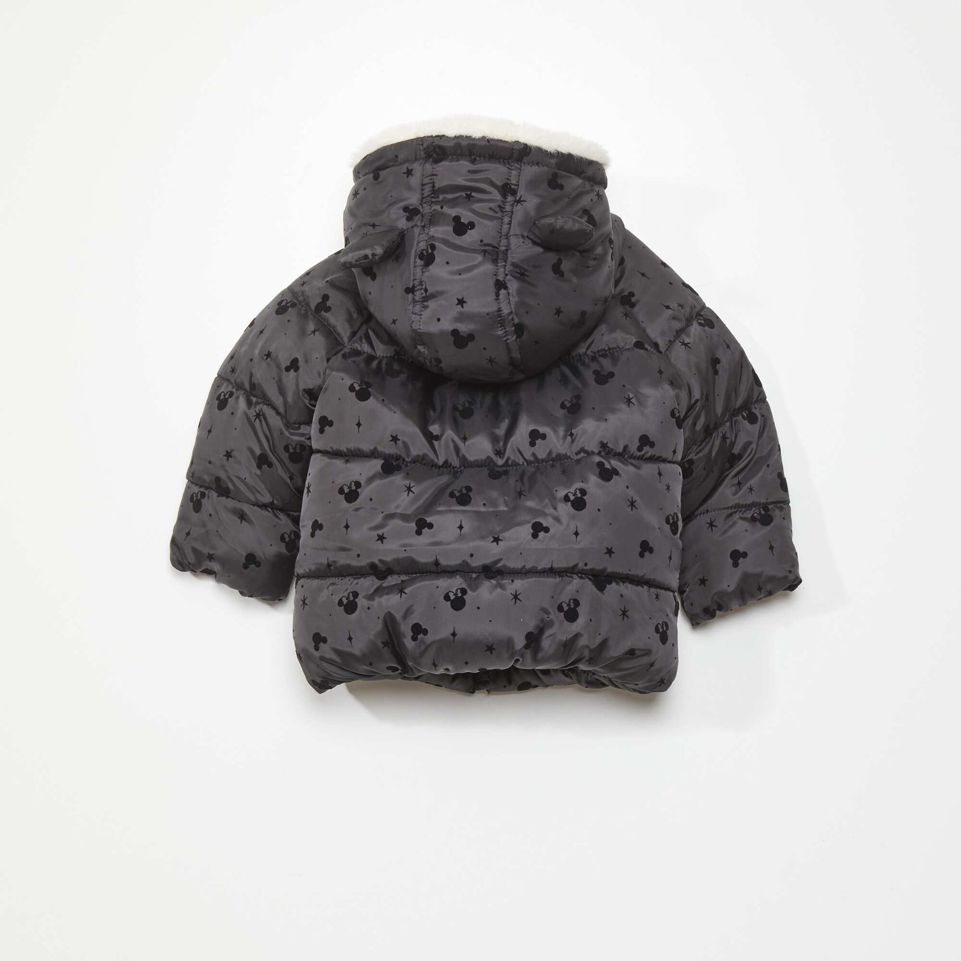 Doudoune capuche 'Minnie' Noir