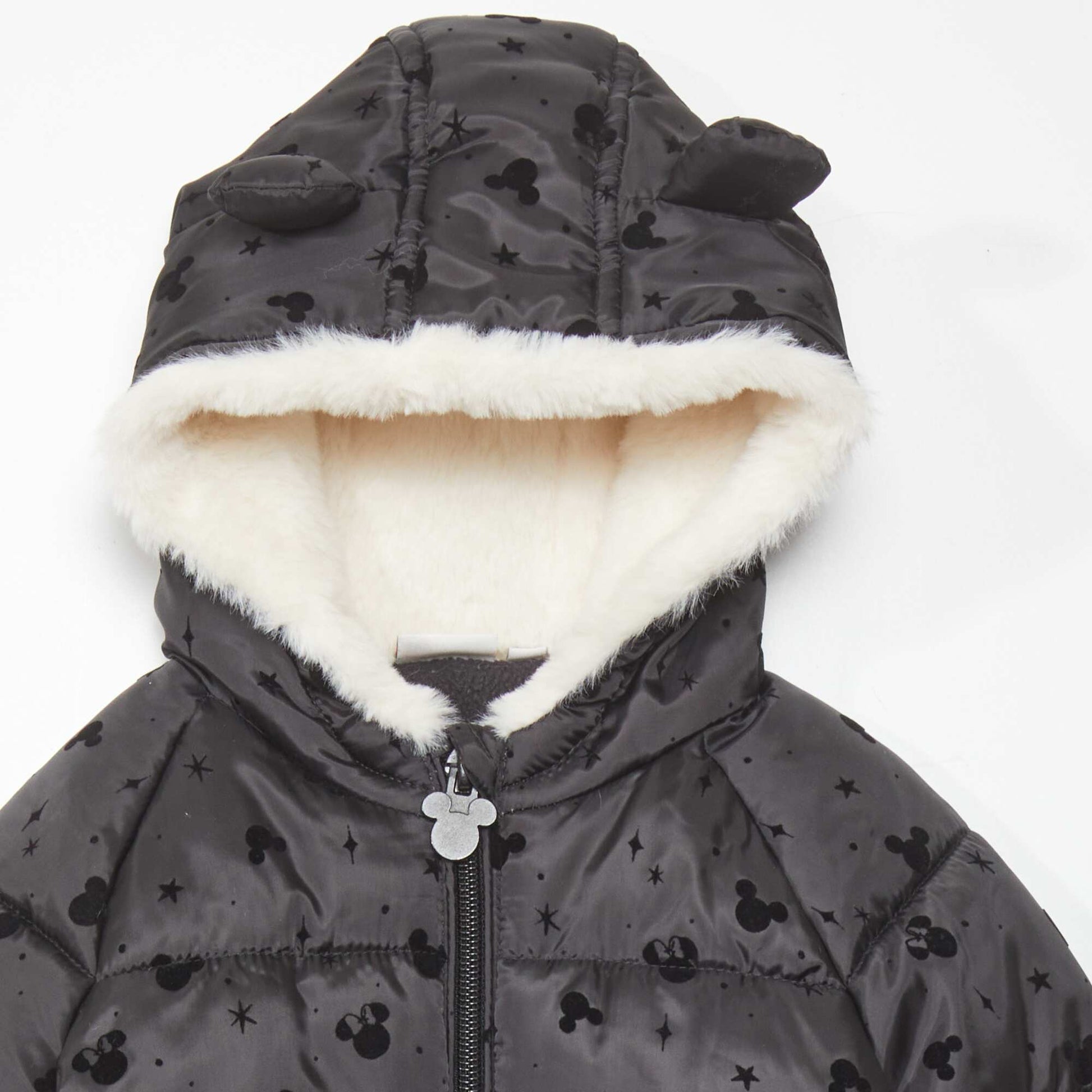 Doudoune capuche 'Minnie' Noir