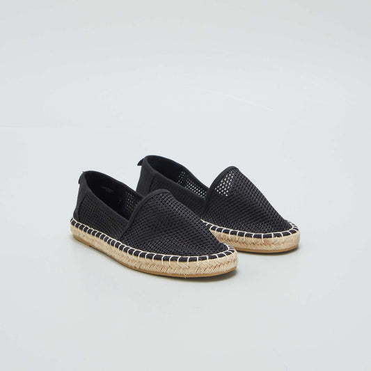 Espadrilles en jute Noir