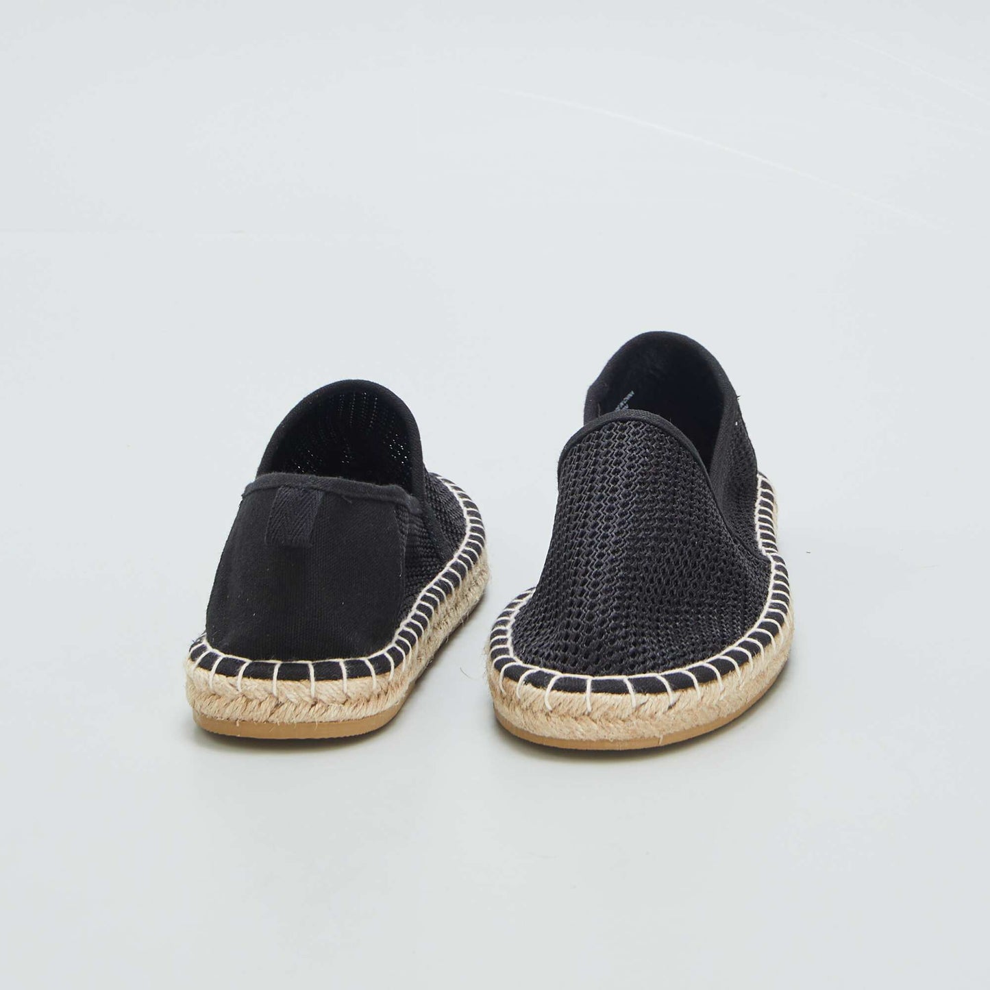 Espadrilles en jute Noir