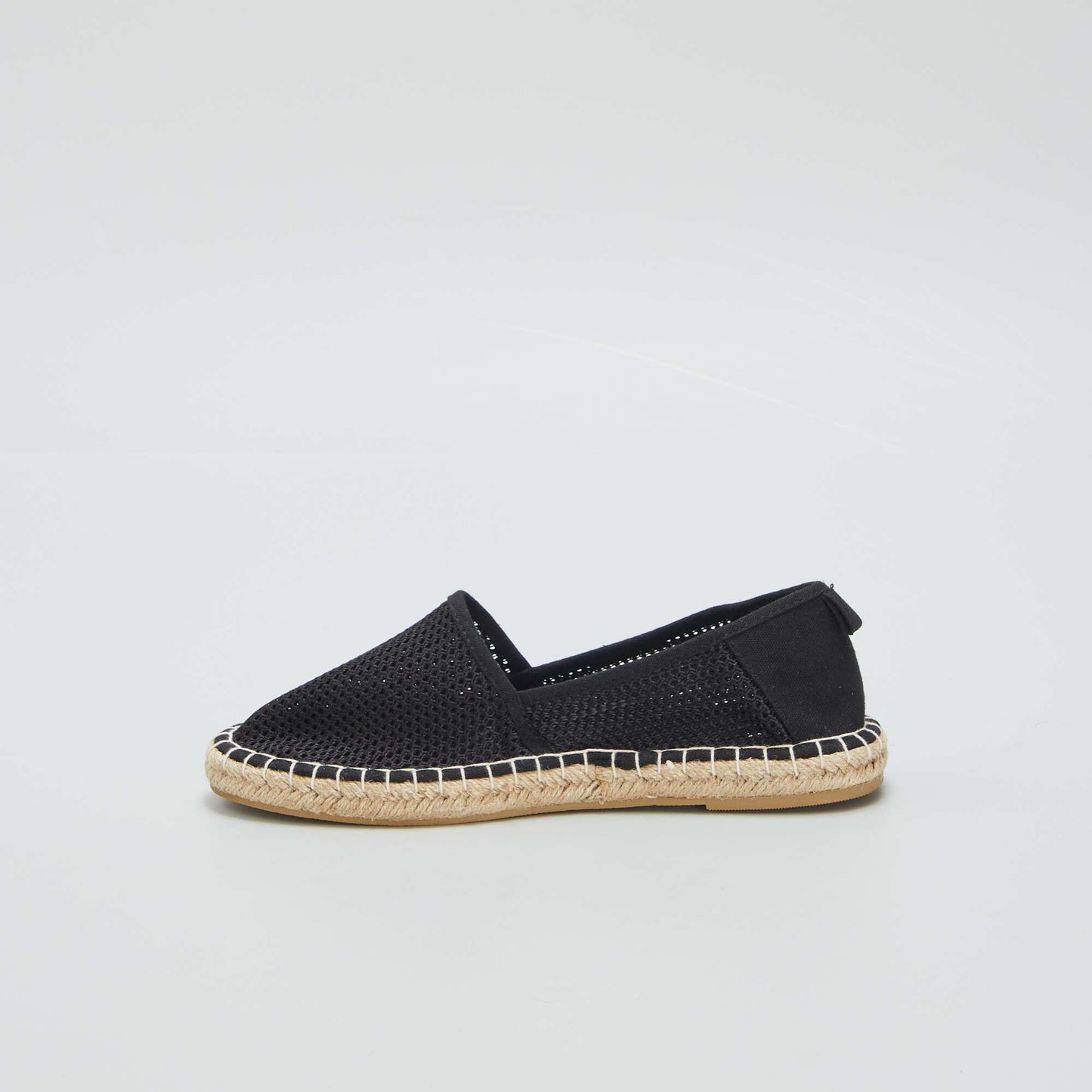 Espadrilles en jute Noir