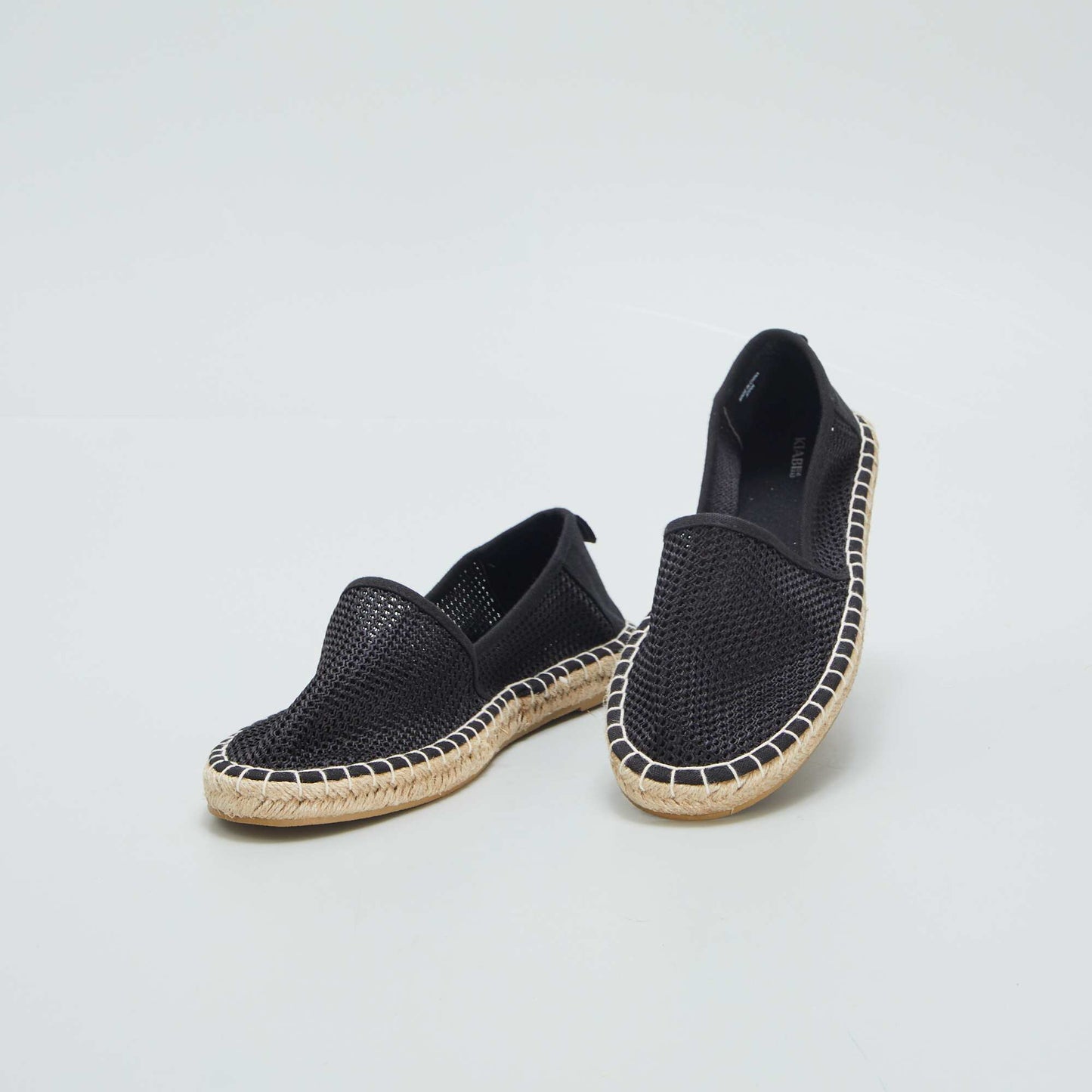 Espadrilles en jute Noir